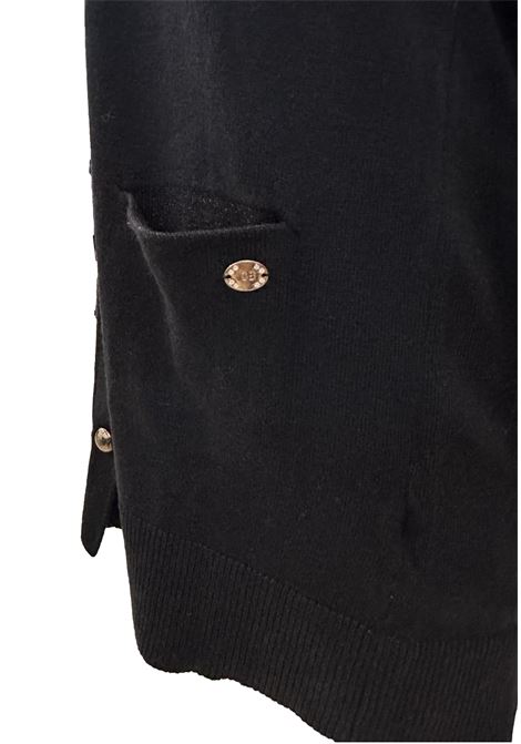 Cardigan lungo con profili lurex CECILIA BENETTI | Giacche | C9.302501530